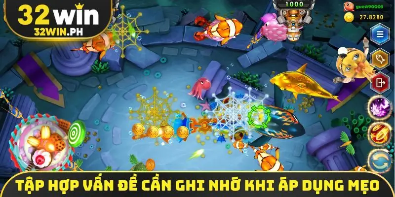 Tập hợp vấn đề cần ghi nhớ khi áp dụng mẹo